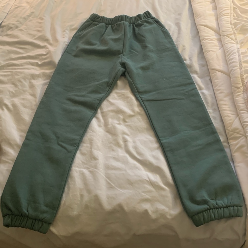 Zara green sweatpants